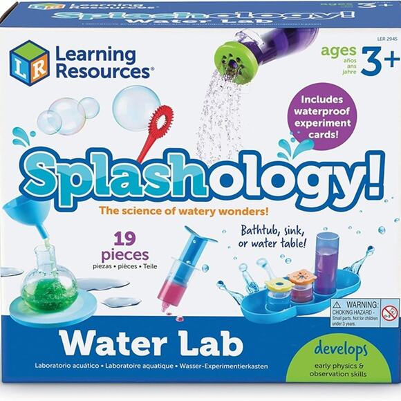 Learning Resources Splashology! Water Lab Science Kit, STEM Playtime New in Box - Picture 3 of 5